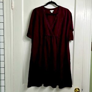 Sundance XXL purple linen dress